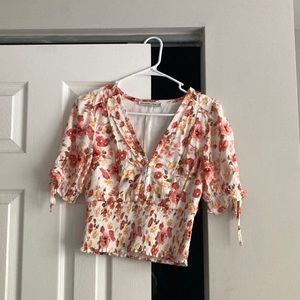 Floral Abercrombie blouse